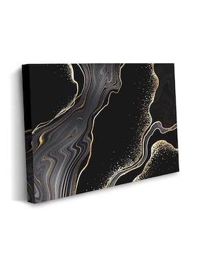 Cuadro decorativo Canvas Art Hermosa pieza de mármol con barniz a registro