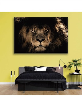 Cuadro decorativo Industria Grafica Ciento 23 Mirada león