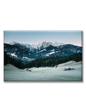 Cuadro decorativo Industria Grafica Ciento 23 Bosque nevado