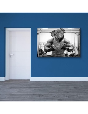 Cuadro decorativo Industria Grafica Ciento 23 Dogo gym