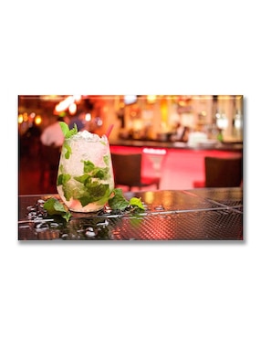 Cuadro decorativo Industria Grafica Ciento 23 Mojito preparado