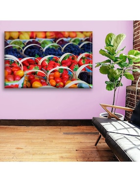Cuadro decorativo Industria Grafica Ciento 23 Canastas de frutas