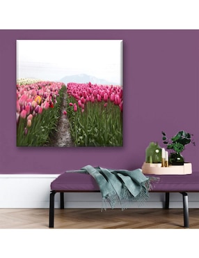 Cuadro decorativo Industria Grafica Ciento 23 Campo de tulipanes