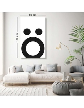 Cuadro decorativo Canvas Art Asombro de figura