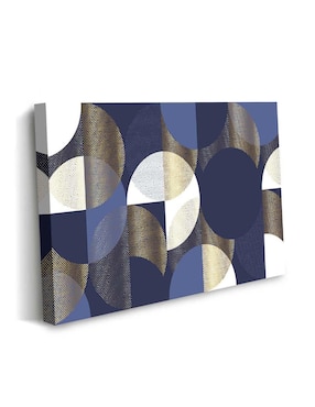 Cuadro decorativo Canvas Art Abstracto geométrico de lujo con barniz a registro