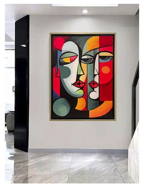 Pintura Tú mi reflejo técnica acrílico Lune Art Gallery Faces