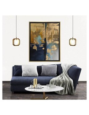 Pintura Cielo de oro técnica mixta Lune Art Gallery