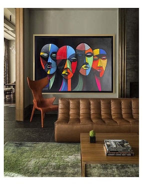 Pintura Reflejos del Silencio técnica acrílico Lune Art Gallery Faces