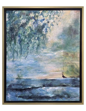 Pintura Laguna técnica acrílico Lune Art Gallery