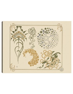 Cuadro decorativo técnica mixta Cuadros Jr Formas