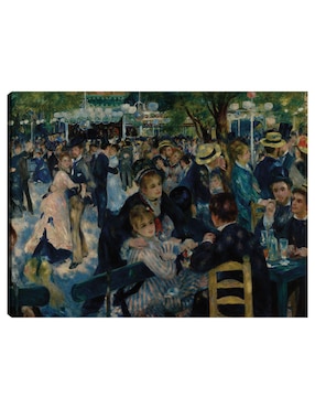 Cuadro Decorativo Danza En Le Moulin De La Galette (1876) II Técnica Mixta Cuadros Jr Danza