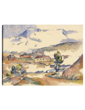Cuadro decorativo Montaña Sainte-Victoire, cerca de Gardanne (c. 1887) técnica mixta Cuadros Jr Campos
