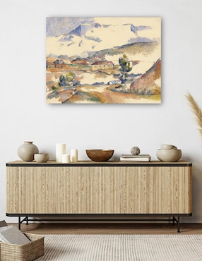 Cuadro decorativo Montaña Sainte-Victoire, cerca de Gardanne (c. 1887) técnica mixta Cuadros Jr Campos