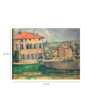 Cuadro decorativo Casa en Aix (1885 - 1887) técnica mixta Cuadros Jr Campos