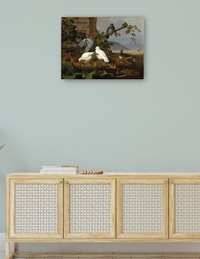 Cuadro decorativo Palomas técnica mixta Cuadros Jr Aves Silvestres