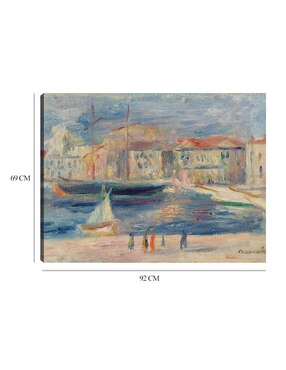 Cuadro decorativo El puerto de Saint-Tropez técnica mixta Cuadros Jr Inspiración