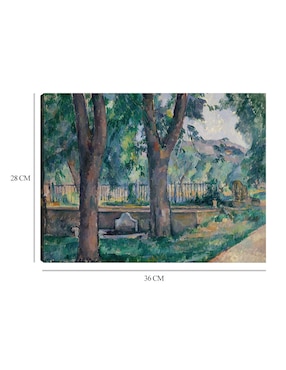 Cuadro decorativo La piscina de Jas de Bouffan (ca. 1885–86) 2 técnica mixta Cuadros Jr Campos