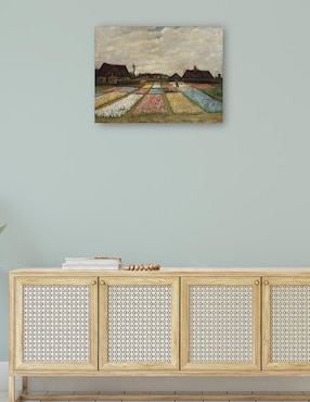 Cuadro decorativo Parterres de flores en Holanda (c. 1883) técnica mixta Cuadros Jr Campos