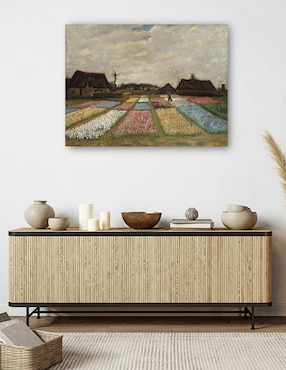 Cuadro decorativo Parterres de flores en Holanda (c. 1883) técnica mixta Cuadros Jr Campos