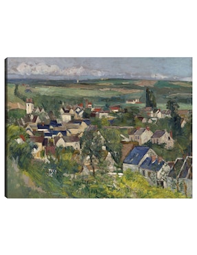 Cuadro decorativo Auvers, vista panorámica (1873) técnica mixta Cuadros Jr Campos