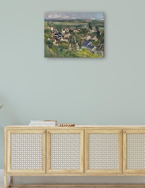 Cuadro decorativo Auvers, vista panorámica (1873) técnica mixta Cuadros Jr Campos