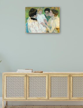 Cuadro decorativo Mujeres admirando a un niño (1897) técnica mixta Cuadros Jr Gente