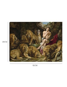 Cuadro decorativo Daniel en el foso de los leones (c. 1614-1616) técnica mixta Cuadros Jr Religión y Espiritualidad