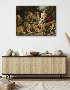 Cuadro decorativo Daniel en el foso de los leones (c. 1614-1616) técnica mixta Cuadros Jr Religión y Espiritualidad