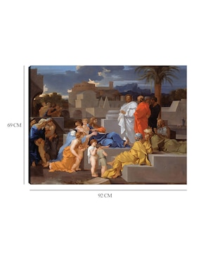 Cuadro decorativo Cristo recibiendo a los niños (c. 1655) técnica mixta Cuadros Jr Religión y Espiritualidad