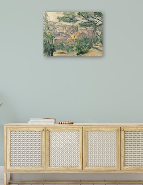 Cuadro decorativo Preciosa vista del Estaque a contraluz del suelo técnica mixta Cuadros Jr Campos