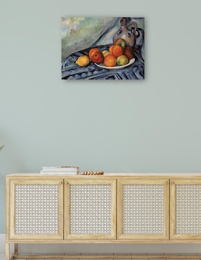 Cuadro decorativo Fruta y una jarra sobre una mesa (hacia 1890) técnica mixta Cuadros Jr
