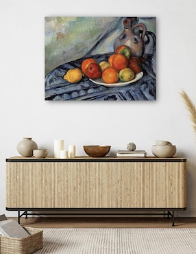 Cuadro decorativo Fruta y una jarra sobre una mesa (hacia 1890) técnica mixta Cuadros Jr