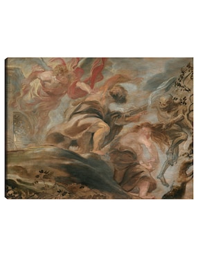 Cuadro decorativo Expulsión del Jardín del Edén (1620) técnica mixta Cuadros Jr Religión y Espiritualidad