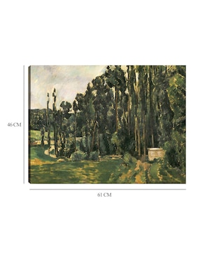 Cuadro decorativo Álamos (1879 - 1880) técnica mixta Cuadros Jr Campos