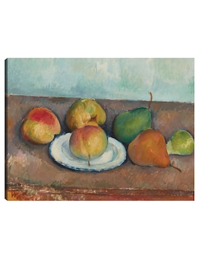 Cuadro Decorativo Naturaleza Muerta; Manzanas Y Peras (hacia 1888-90) Técnica Mixta Cuadros Jr Arte