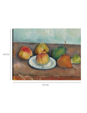 Cuadro decorativo Naturaleza muerta, manzanas y peras (hacia 1888-90) técnica mixta Cuadros Jr