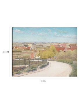 Cuadro decorativo Vista desde una carretera cerca de Næstved, Zelanda (1892 – 1896) técnica mixta Cuadros Jr Caminos