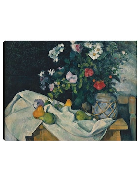 Cuadro decorativo Naturaleza muerta con flores y frutas (entre 1888 y 1890) técnica mixta Cuadros Jr