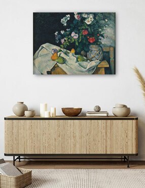 Cuadro decorativo Naturaleza muerta con flores y frutas (entre 1888 y 1890) técnica mixta Cuadros Jr