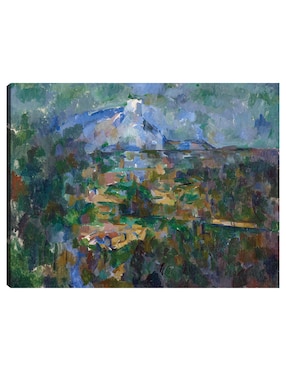 Cuadro decorativo El Mont Sainte-Victoire visto desde Les Lauves (1904) técnica mixta Cuadros Jr Campos