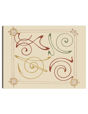 Cuadro decorativo técnica mixta Cuadros Jr Formas