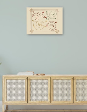 Cuadro decorativo técnica mixta Cuadros Jr Formas