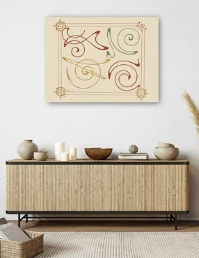 Cuadro decorativo técnica mixta Cuadros Jr Formas