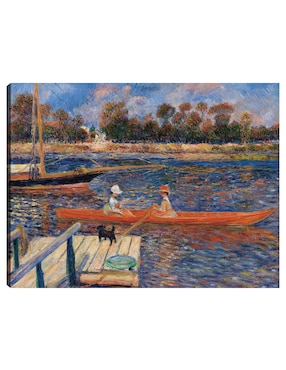 Cuadro decorativo El Sena en Argenteuil (1888) técnica mixta Cuadros Jr Ríos