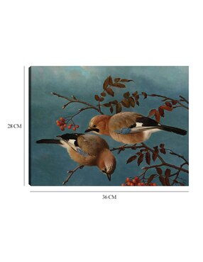 Cuadro decorativo Arrendajos (1877) técnica mixta Cuadros Jr Aves Silvestres