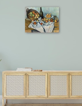 Cuadro decorativo La cesta de manzanas (1893) técnica mixta Cuadros Jr