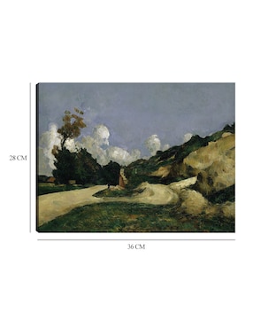 Cuadro decorativo El camino (1871) técnica mixta Cuadros Jr Caminos