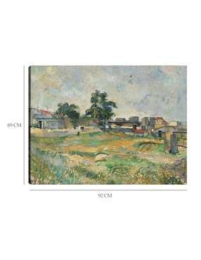 Cuadro decorativo Paisaje cerca de París (c. 1876) técnica mixta Cuadros Jr Campos