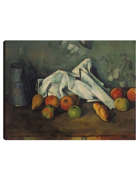 Cuadro decorativo Lata de leche y manzanas (de 1879 a 1880) técnica mixta Cuadros Jr