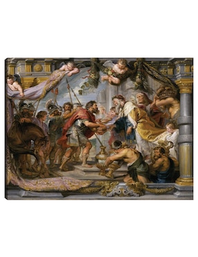 Cuadro decorativo El encuentro de Abraham y Melquisedec (c. 1626) técnica mixta Cuadros Jr Religión y Espiritualidad